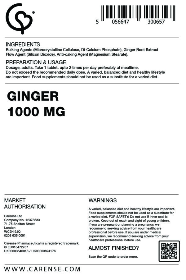 Ginger 1000 mg - Image 2