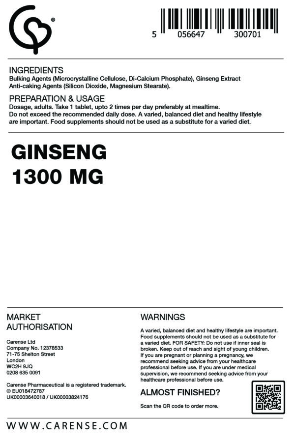 Ginseng 1300 mg - Image 2